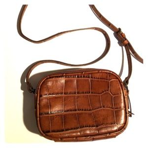 Mark & Graham Leather Cross-Over